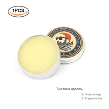 Крем с натуральными усами Blue ZOO, увлажняющий бальзам для бороды, сладкий апельсиновый сандаловый эвкалипт, здоровый органический воск для бороды