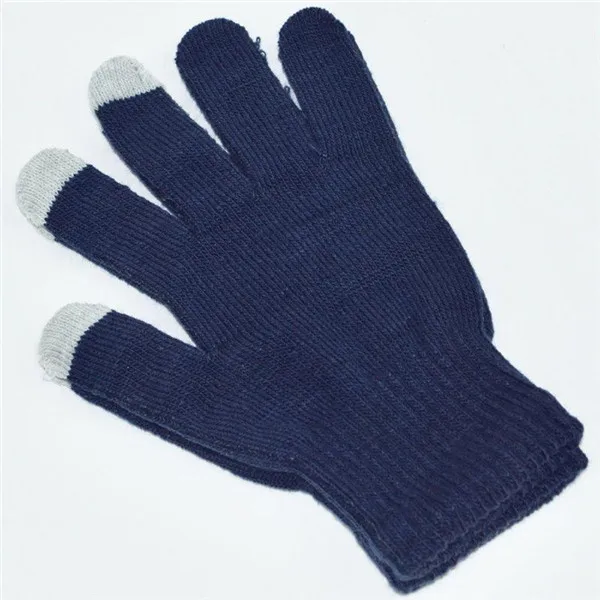 Unisex Women Men Touch Screen Winter Wrist Gloves Warm Mittens Solid Color Cotton Warmer Smartphones Driving Glove Luvas Female 