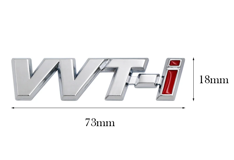 ABS VVTI VVT-I Emblem Badge Car Body Sticker For Car Styling Toyota Corolla 2008 Car Boot Fender Emblem Sticker Car Accessories