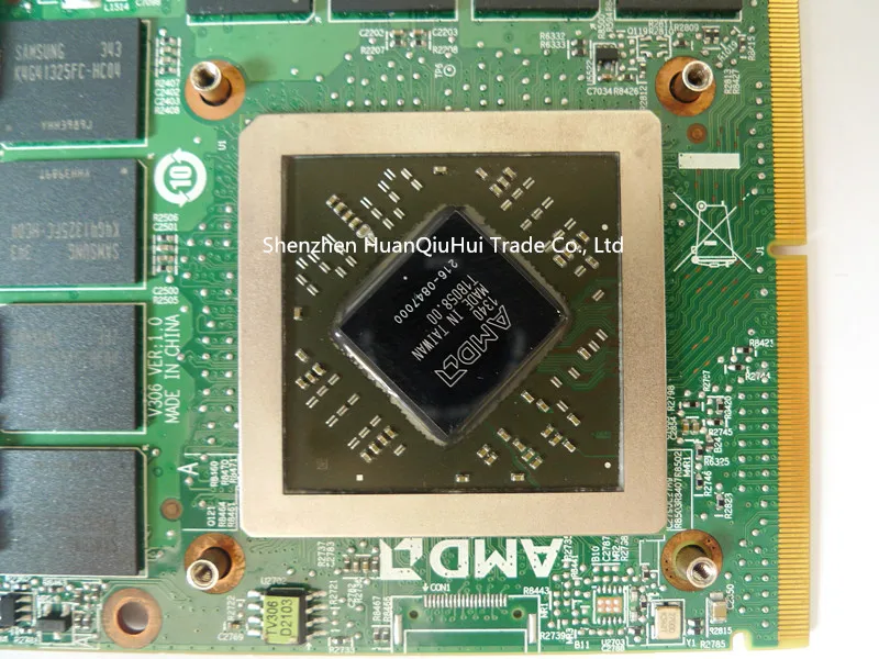  Original HD8970M HD 8970M R9 M290X 216-0847000 Graphic Vedio Card 4GB GDDR5 MXM 3.0 for Dell M17x M