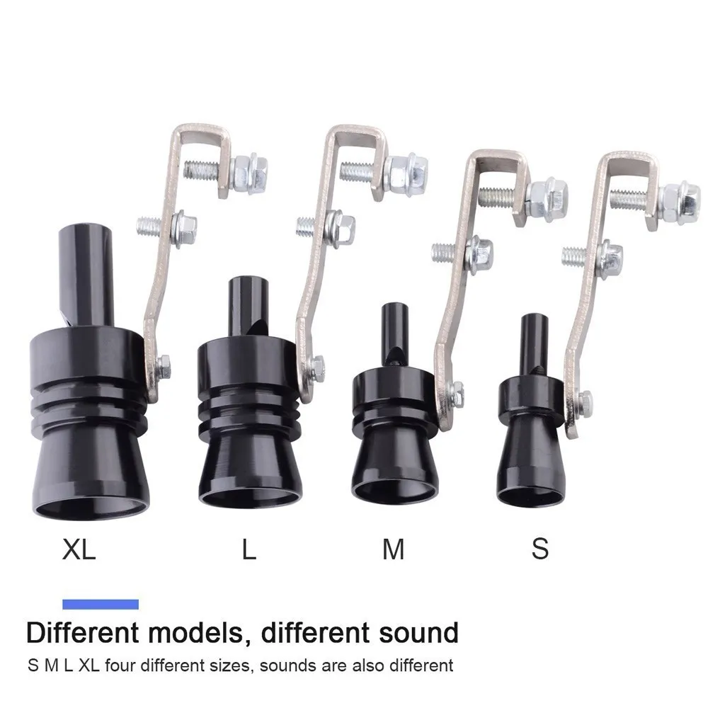 Универсальный автомобильный турбо-свисток, турбо-свисток, звук глушителя, выдув выхлопной трубы, симулятор звука, размер S/M/LXL