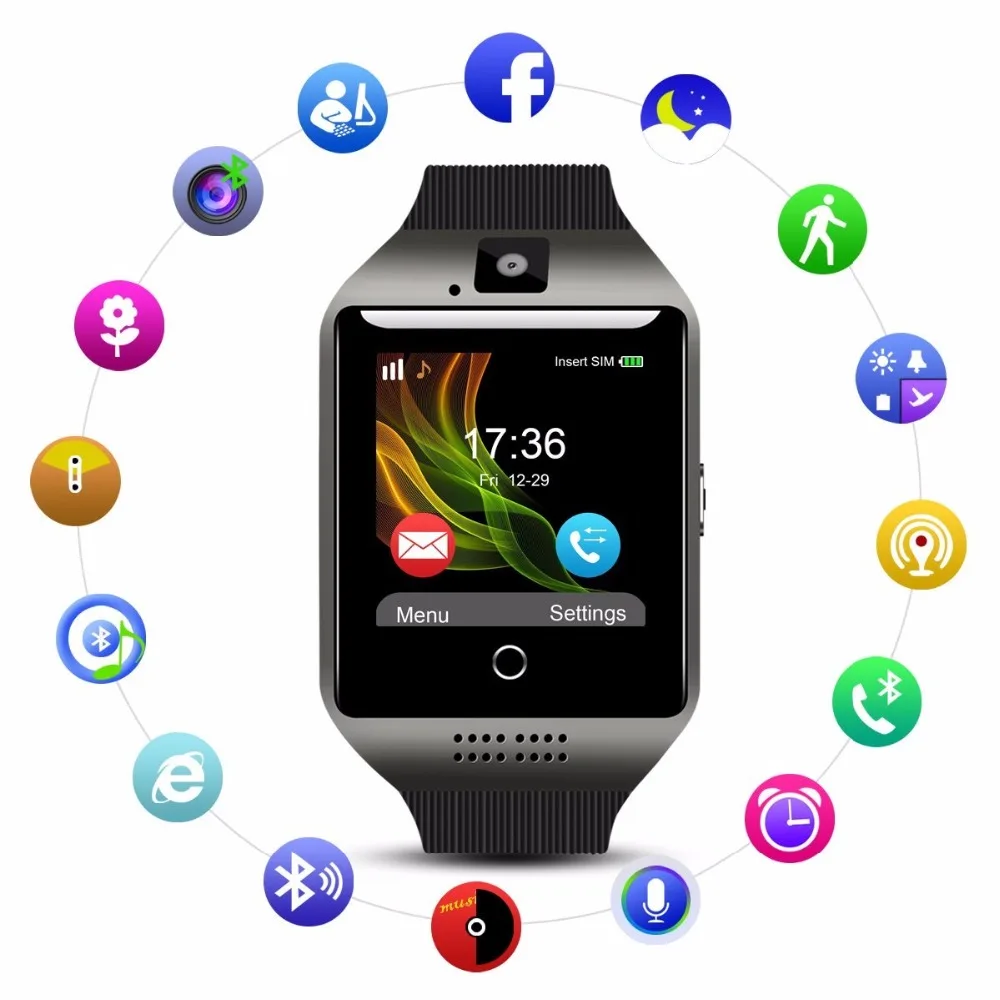 2018 Top Bluetooth Android Smart Watch Touch Screen Fitness Tracker Smartwat for Children Kids Men Best Quality Smat | Электроника
