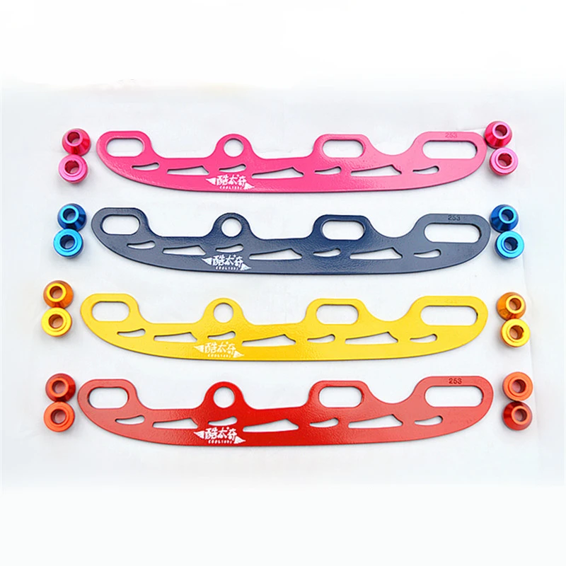 

[Recommend] Ice Skating Frame Blade Base for Inline Shoes Roller Skates, for Adult Kid Children, Blue Pink Glden Red Silver