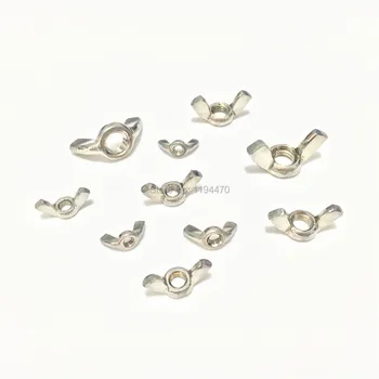 

50pcs M8 Metric DIN315 Stainless Steel Wing Nut Butterfly Nut Hand Tighten Nut