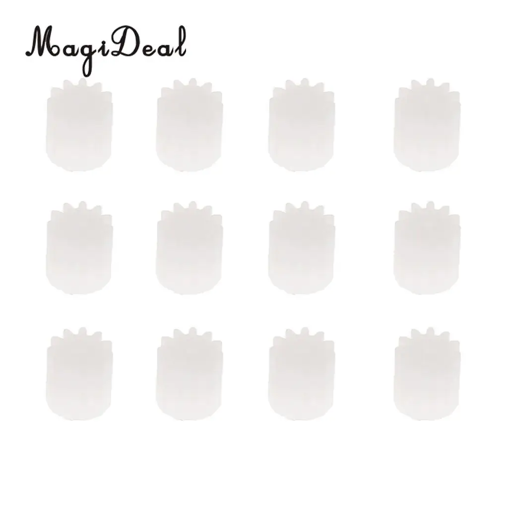 

MagiDeal 12 Pieces 11 Tooth Motor Gear for Hubsan H502S H502E U818A F181 H12C RC Quadcopter Drone Parts 1cm
