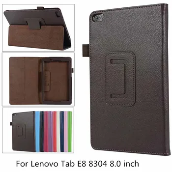 

PU Leather litchi Case For Lenovo Tab E8 2018 Tablet Funda Magnetic stand Cover For Lenovo Tab E8 8304 TB-8304F 8 inch case