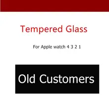 Хохлатое закаленное стекло для Apple Watch 4 44 мм 40 мм iwatch Группа 42 мм 38 мм защитный чехол для экрана для Apple Watch 3 2 1