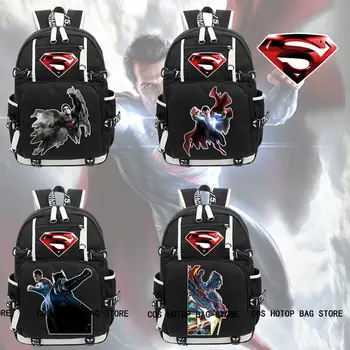 

Super Hero Superman Backpack Knapsack Packsack Travel School Student Otaku Bags