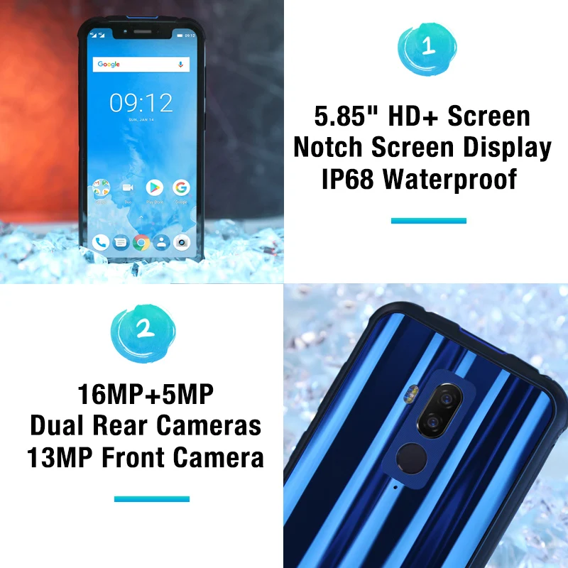 Ulefone Armor 5 водонепроницаемый смартфон с дюймовым дисплеем восьмиядерным