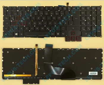 

German GR layout backlight keyboard for ACER Predator 15 G9-591 G9-592 G9-593 G9-791 G9-792 G9-793 with backlit