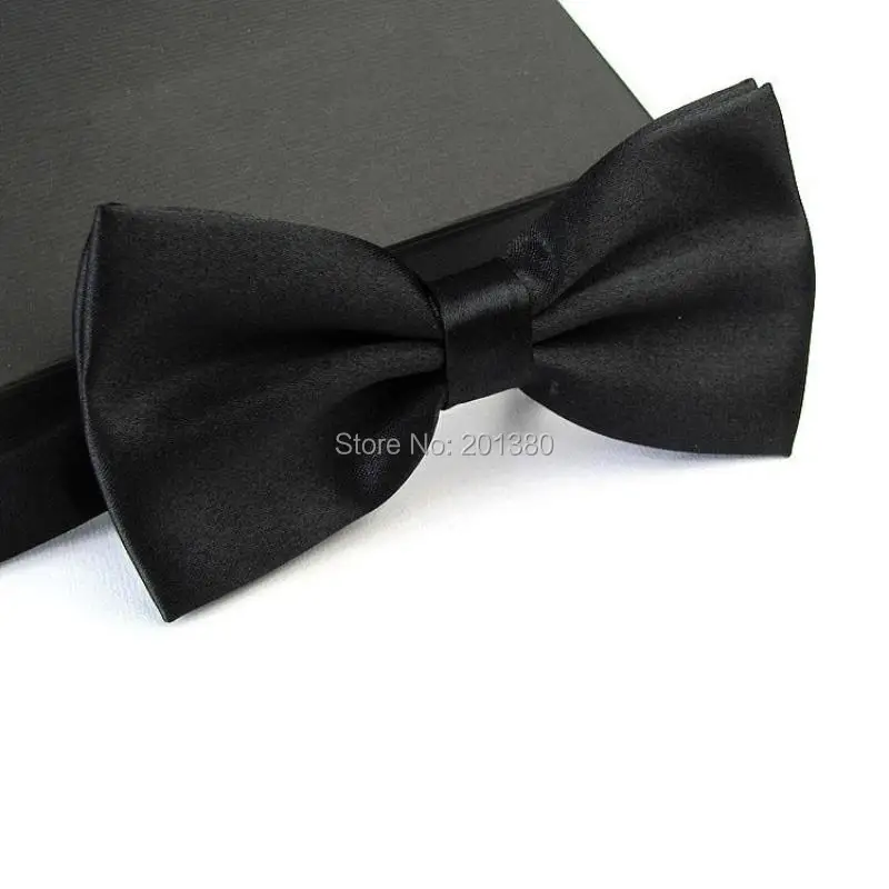 2019 bogen Krawatten für männer Schmetterling geschenk hochzeit bowtie Schwarz Krawatte