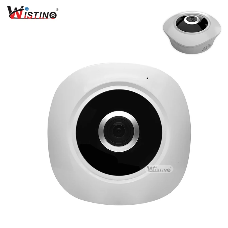 Wistino CCTV 720 P WI-FI панорамный Камера 360 градусов полный вид Fisheye Беспроводной Камера видеонаблюдения Smart мониторинга безопасности P2P