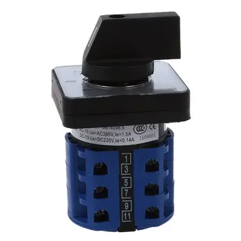 

Top quality 3 Positions On-Off-On Changeover Control Rotary Cam Switch 20A