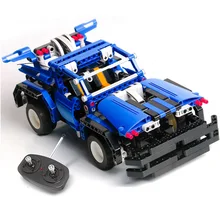 443pcs 2in1 Transform Car Assemble RC Car Building Blocks Car Kit RC Track Race Car Set