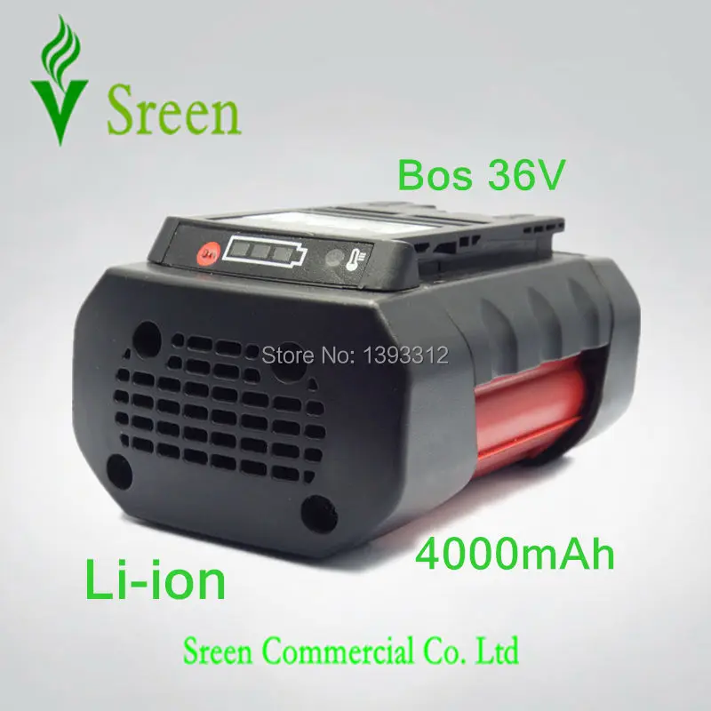 4000mAh New Spare Rechargeable Lithium Ion Power Tool Battery Replacement for Bosch 36V BAT810 BAT836 BAT840 D-70771 2607336108 4000mAh New Spare Rechargeable Lithium Ion Power Tool Battery Replacement for Bosch 36V BAT810 BAT836 BAT840 D-70771 2607336108