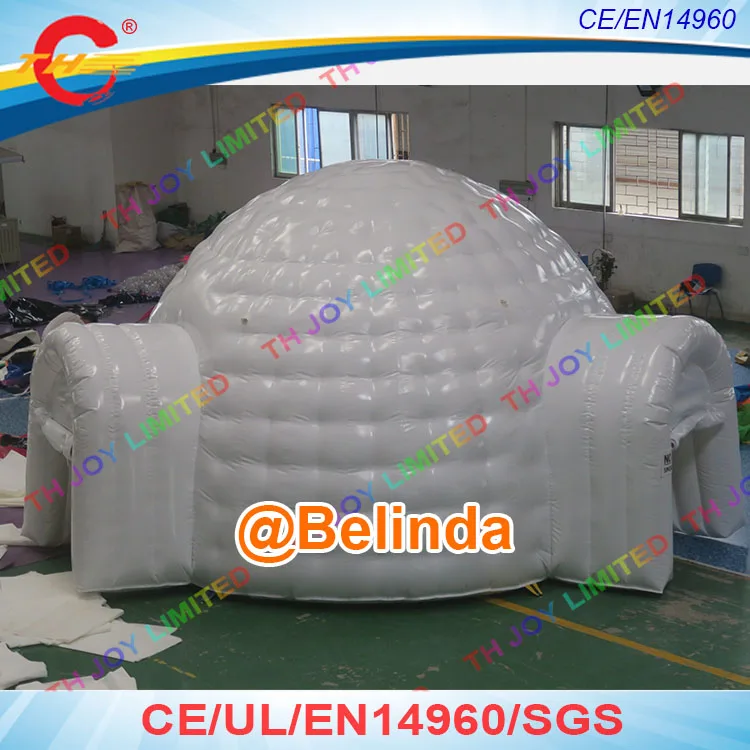 free  shipping,  568m inflatable igloo tunnel tent,  inflatable igloo dome tent for sale, all white portable igloo tunnel tent