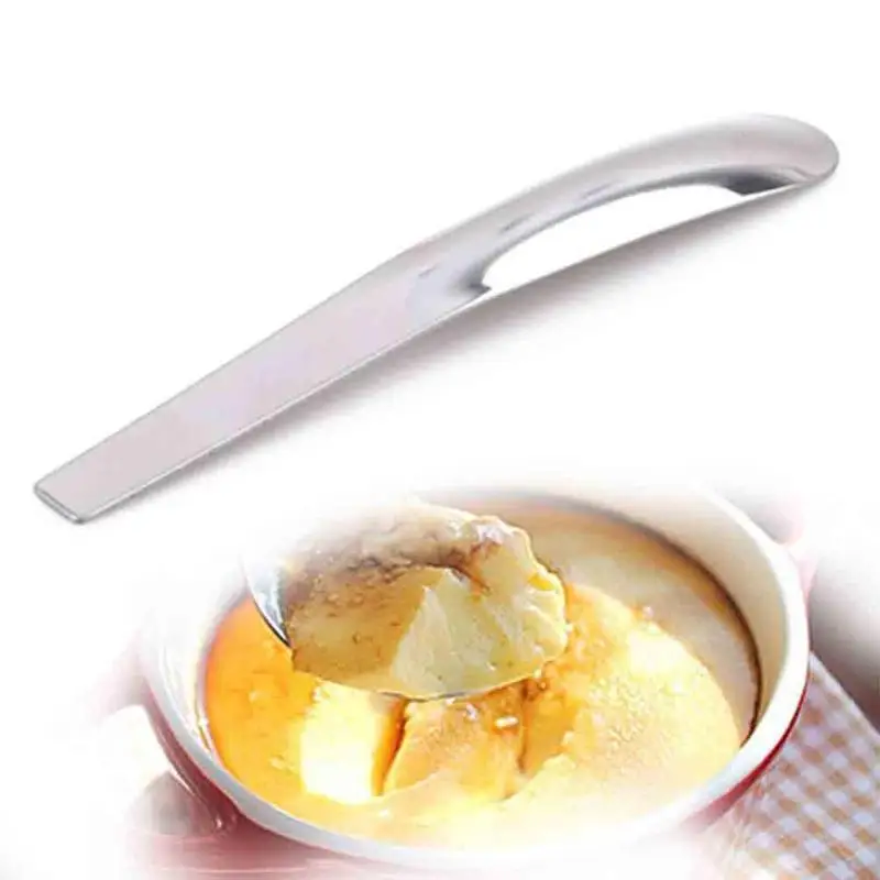 New Special Shaped Tableware Stainless Steel Mini Egg Spoon Creative