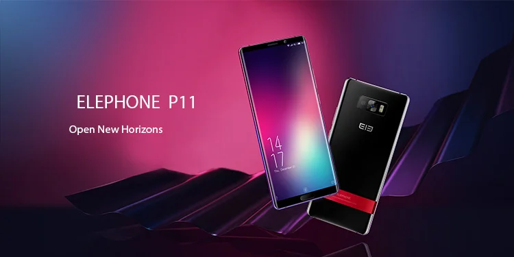 ELEPHONE P11 4GB RAM 128GB ROM Helio X25 MTK6797T 2.5GHz Deca Core 6.0 Inch 2.75D Incell FHD+ Full Screen Android 8.0 4G LTE Smartphone