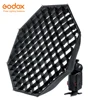Godox AD-S7 boîte souple multifonctionnelle octogonale nid d'abeille grille parapluie Softbox pour WITSTRO Flash Speedlite AD180 AD360 AD200 ► Photo 1/6