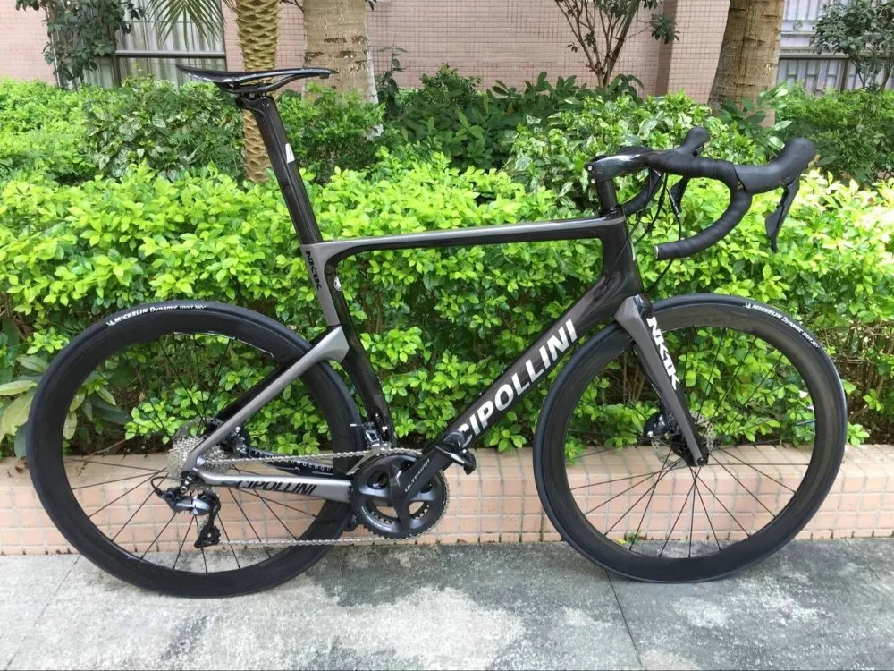 Дисковый тормоз Cipollini NK1K углеродный дорожный велосипед в комплекте с