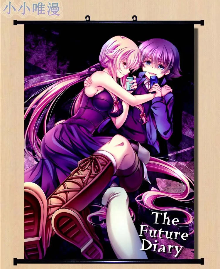 Японское декоративное изображение аниме дневник Mirai Nikki Gasai Yuno & Mikami Ai Uryuu Minene