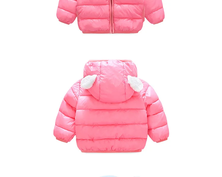 Winter Cotton Jacket for Girls Clothes Parka Hooded Russian Winter Coat 2019 New Children Outerwear Clothing Boys Coats Winter