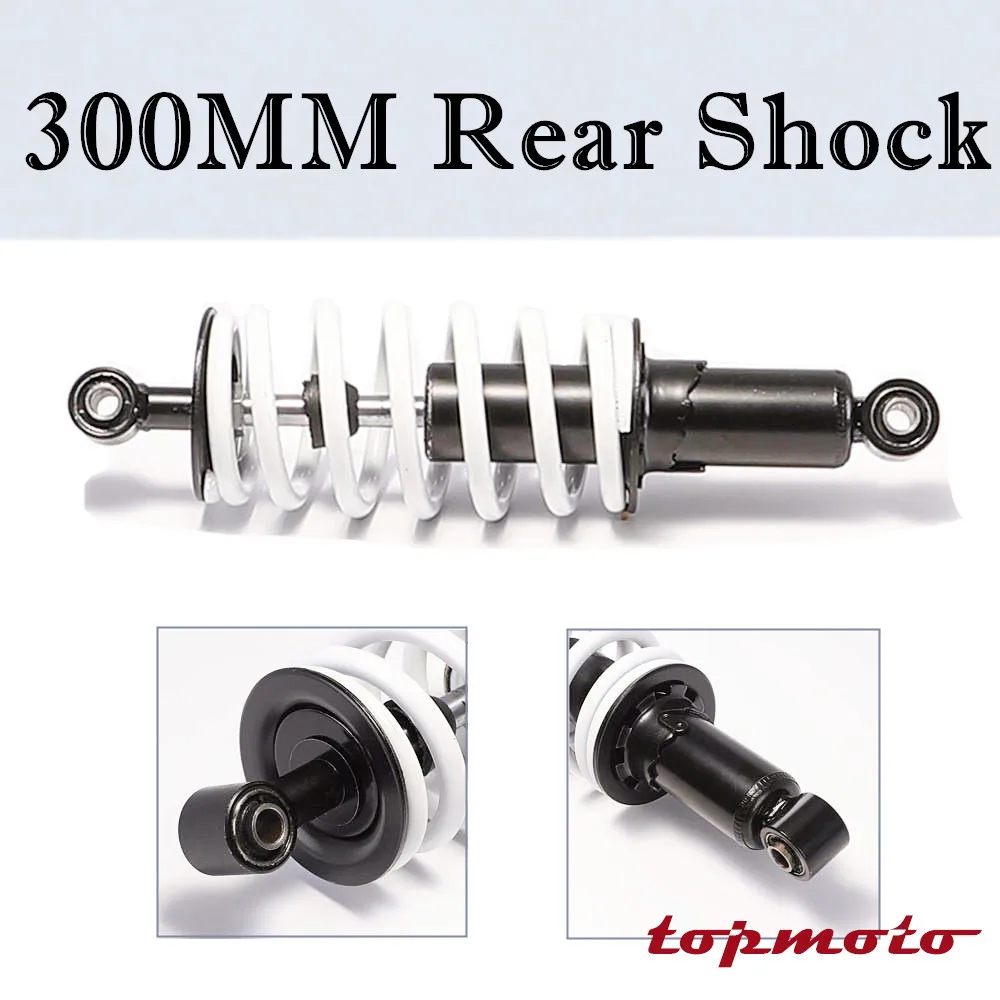 

300mm 700lbs Motorcycle Rear Shock Absorber Suspension Spring For 50cc 70cc 90cc 110 125cc 150cc Dirt Bike Bike not hydraulic