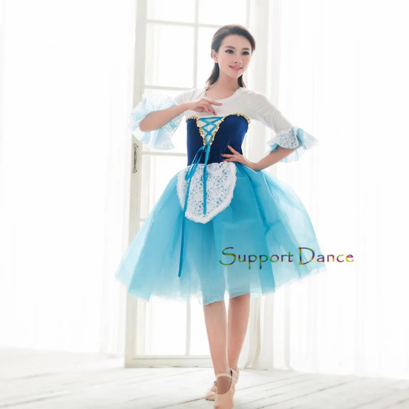 

Support-Dance Professional Ballet Tutu Dress Children Adult Lace Dance Costume C3