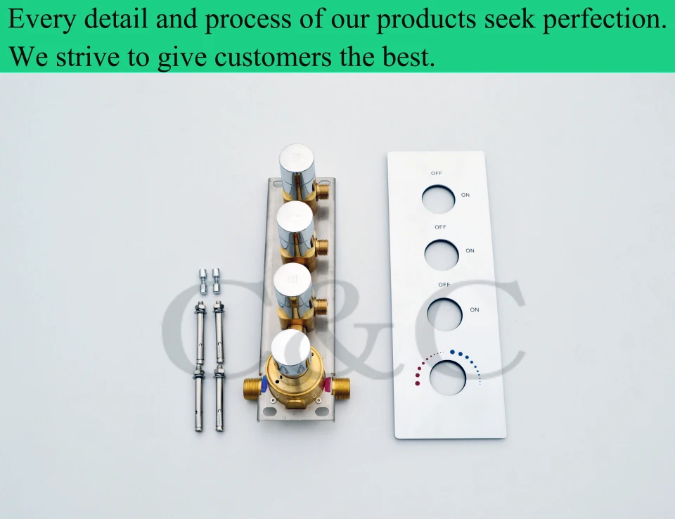 

Drop Shipping - For Bathroom Shower Faucet Large Water Outlet Flow Wall Mounted Solid Brass Chrome Shower Valve I-008 V