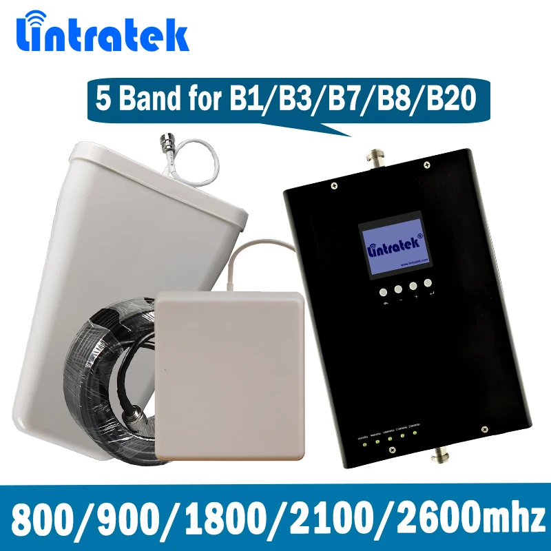 Lintratek 5 Band font b Signal b font Repeater 2G 3G font b 4G b font