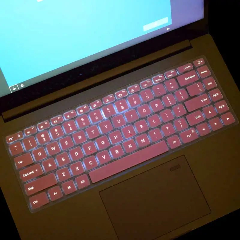Цветной прозрачный ТПУ силиконовый чехол для клавиатуры для Xiaomi Mi notebook Air Pro 15,6 дюймов Клавиатура для ноутбука
