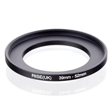 RISE(UK)39-52MM 39 MM – 52 MM 39 to 52 Step Up Ring Filter Adapterfreeshipping