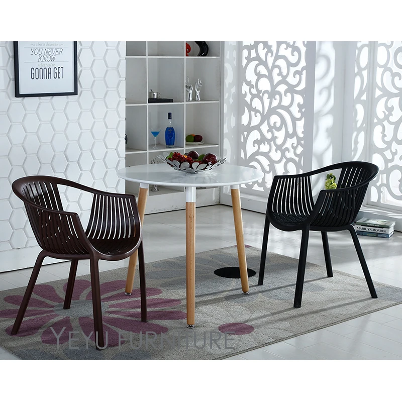 Design moderno de plástico Empilhável poltrona de jantar Ao Ar Livre, Presidente Da reunião, Cadeira de espera, sala de jantar sala de lazer cadeira 2 PC