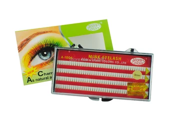 

Best sale high quality V shape mink eyelash extension from korea
