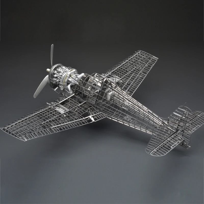 1:48 ГРУММАН F6F Hellcat Складное крыло весело 3d из металла DIY Миниатюрная модель Наборы