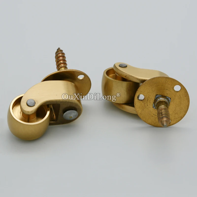 European Antique 2PCS Pure Brass Furniture Casters Table Chair Sofa Desk Mute Runners Rollers Universal Wheels European Antique 2PCS Pure Brass Furniture Casters Table Chair Sofa Desk Mute Runners Rollers Universal Wheels