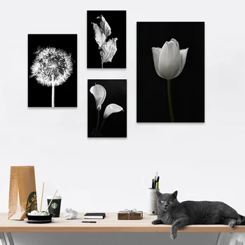 

Nordic Flower Canvas Painting1 Piece Home Decor Art Prints Flower Natural Wall Picture Living Room Art Decor Picture Unframed