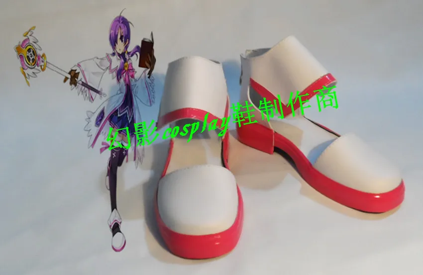 Elsword Elemental Maestro Aisha Revan Bianco Halloween Ragazze Cosplay Stivali Scarpe H016