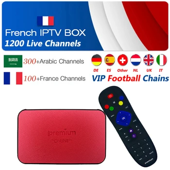 

Ipremium avov smart tv box + 1 Year king ott iptv subscription 4700 France Arabic Portugal Spain french live PayTV KO mag254 Box