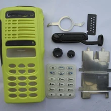 5 шт. Желтый домашний Чехол передняя крышка в виде ракушки+ ручка Кепки+ цифровых клавиш+ Пылезащитный чехол для Motorola GP338 GP380 радио