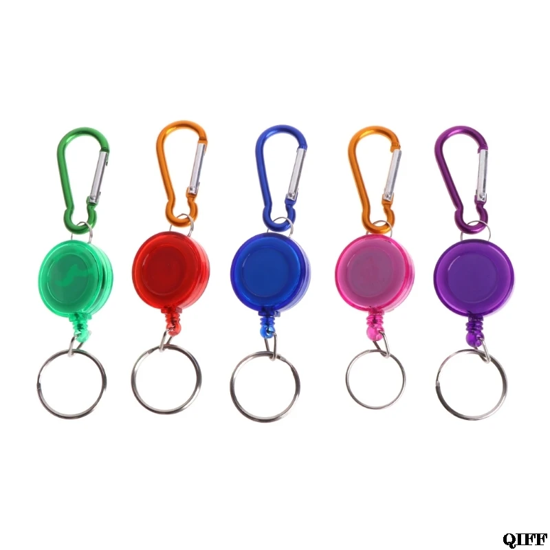

Drop Ship Fly Fishing Tool Zinger Retractor Retractable Reel Holder Key Chain Nylon Cord May29