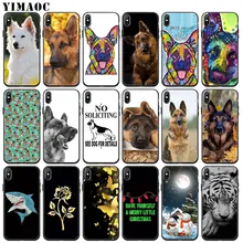 Мягкий силиконовый чехол для iPhone 11 Pro XS Max XR X 6 6S 7 8 Plus 5 5S SE 10 с черным цветком(China)