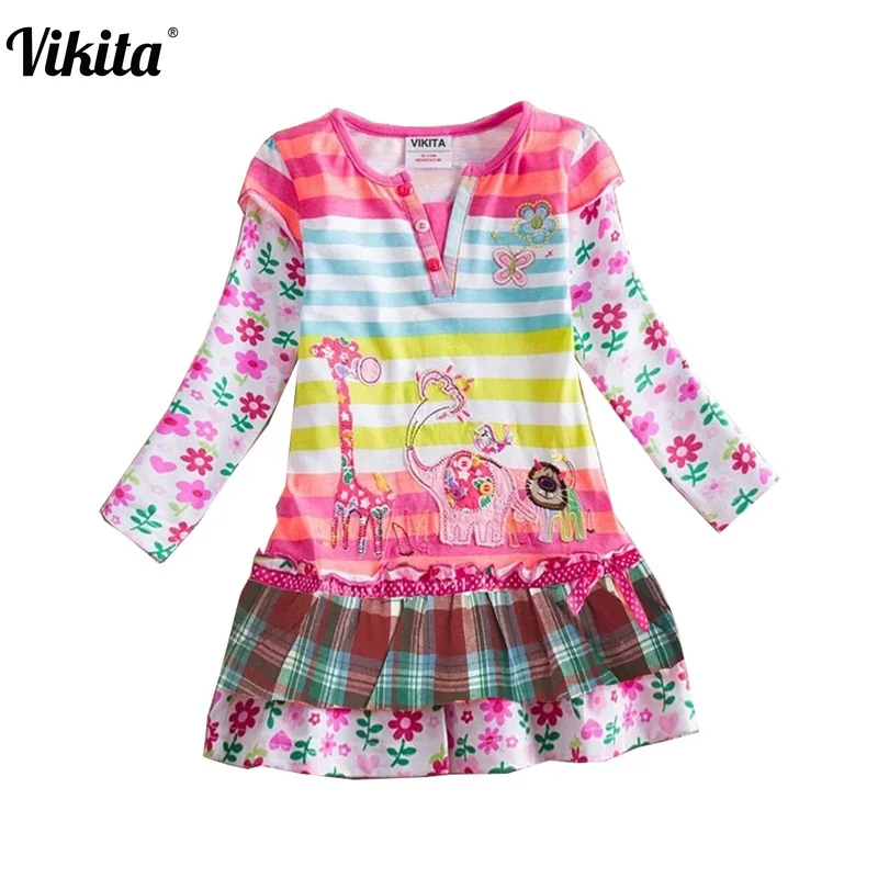 

Retail Girls Dress 2018 Spring Brand Children Costume for Kids Dresses Clothes Character Princess Dress NEAT L323