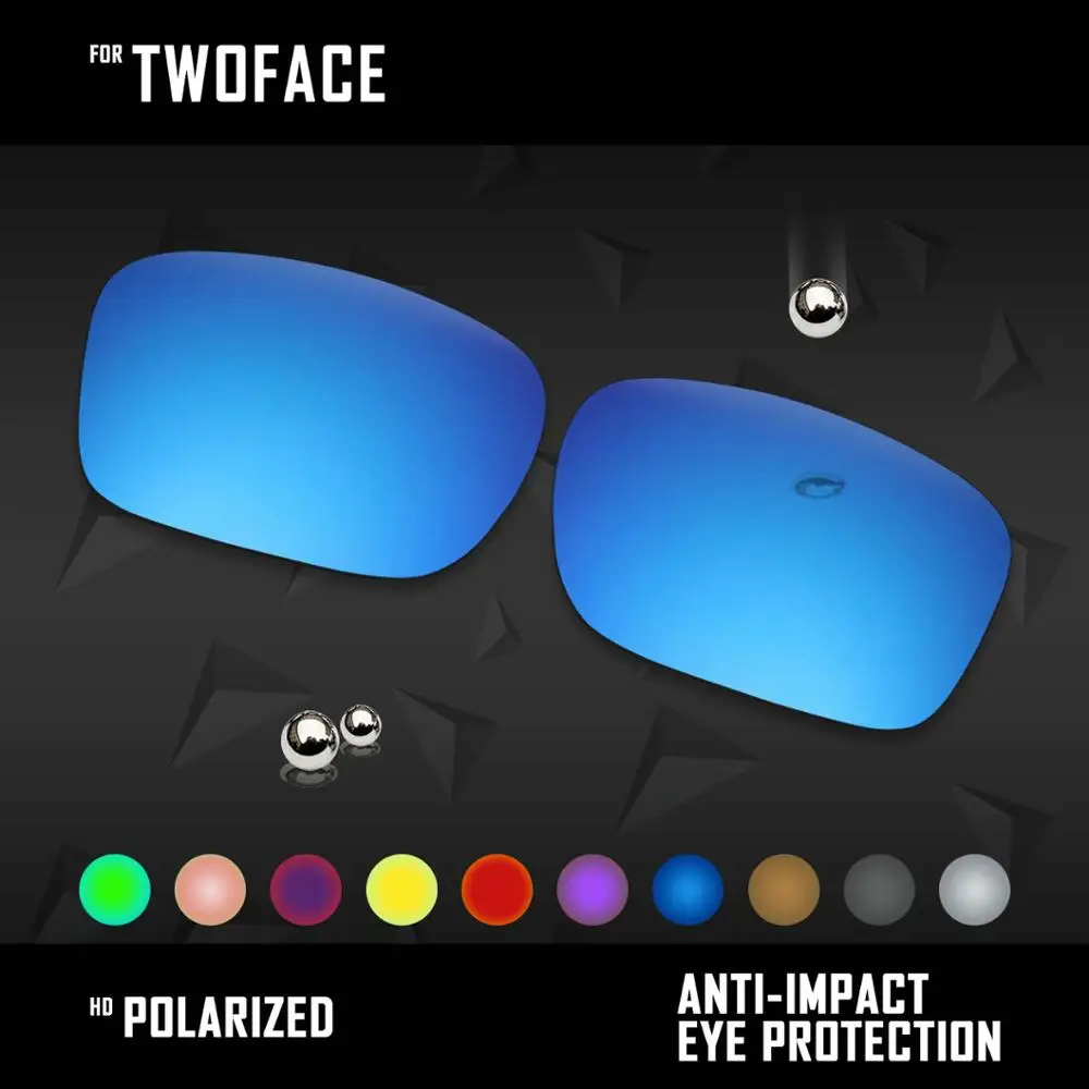 Oowlit Lenti Di Ricambio Per Oakley Twoface Oo9189 Occhiali Da Sole Polarizzati-Multi Colori