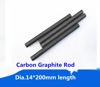 

dia.14*200mm graphite rod for carbon graphite rod for stirring molten metals /FREE SHIPPING