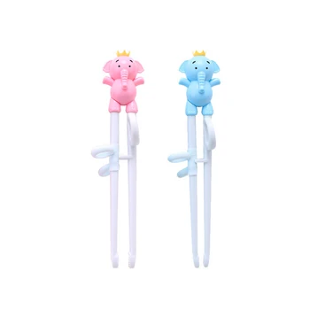 

Cartoon Elephant Children Practice Chopsticks Baby Learning Educational Training Chopsticks Easy Fun to Use Beginnner Learner