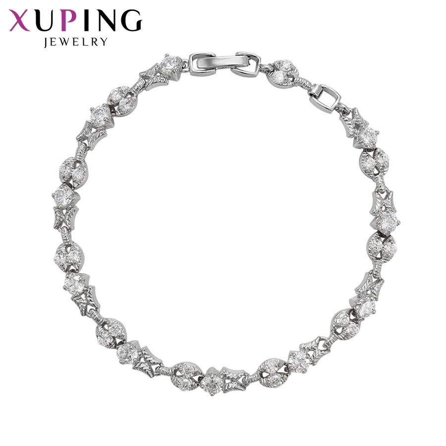 

Xuping Fashion Simple Bracelets Popular Design High Quality Bracelets for Women Jewelry Gift for Thanksgiving S70-73554