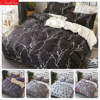 

2019 New Fashion Cotton 3/4 pcs Bedding Set Full King Queen Double Single Size Duvet Cover 1.5m 1.8m 2m 2.2m Kid Child Bed Linen