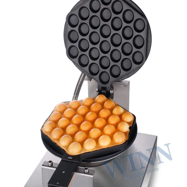 Authentic taste of Hong Kongs eggettes puff waffles