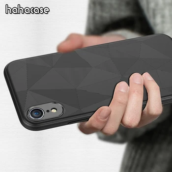 

50pcs Stylish Solid Color Lingge Soft TPU Case For iPhone XS Max XR X 8 7 6 6S Plus Case Luxury Ultra Slim Silicone Back Cover